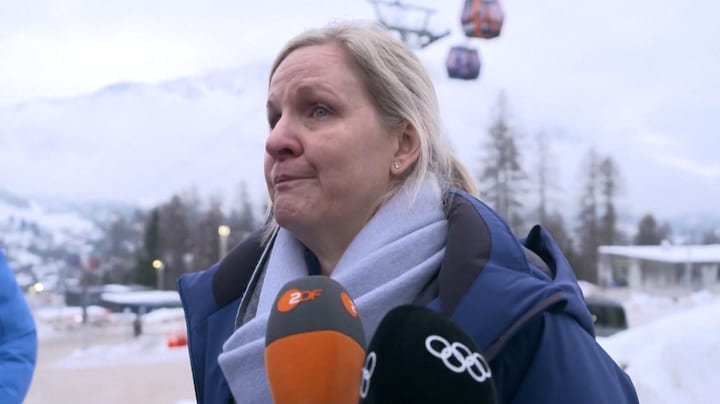IOC-baas Kirsty Coventry in tranen na diskwalificatie Oekraïense skeletonner
