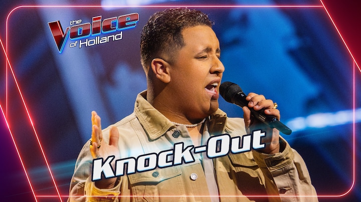 Soufiane Soussan zingt ‘Is Dit Nu Later’ tijdens The Knock-outs