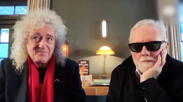 Gijs Staverman heeft een bijzonder gesprek met twee bandleden van Queen