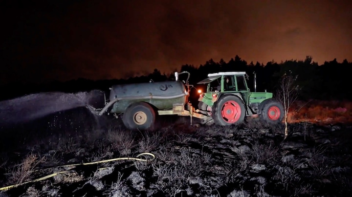 Boer schiet brandweer te hulp bij natuurbrand in Heeze