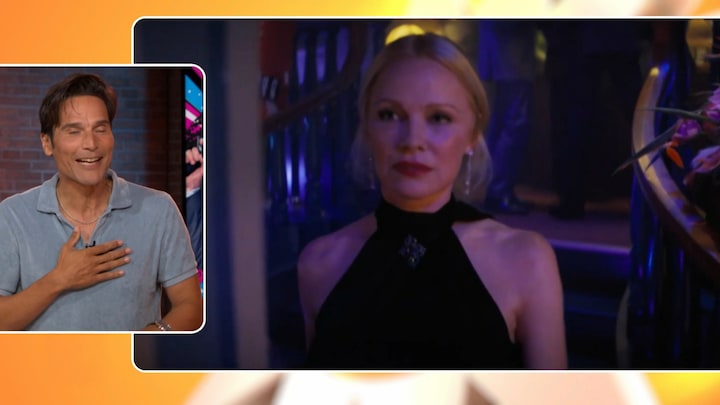 Pamela Anderson geroemd om geestige timing in The Naked Gun 