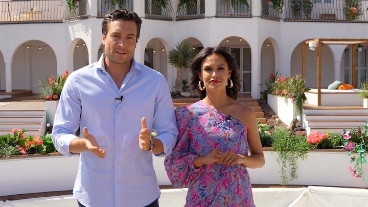 Viktor Verhulst en Holly Mae Brood geven tour door vernieuwde Love Island-villa