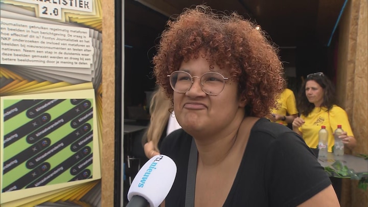 Jongeren beoordelen klimaatfoto's op Lowlands: 'Ik heb niks met smeltende gletsjers'