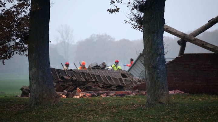 Dode door instorten schuur Bellingwolde