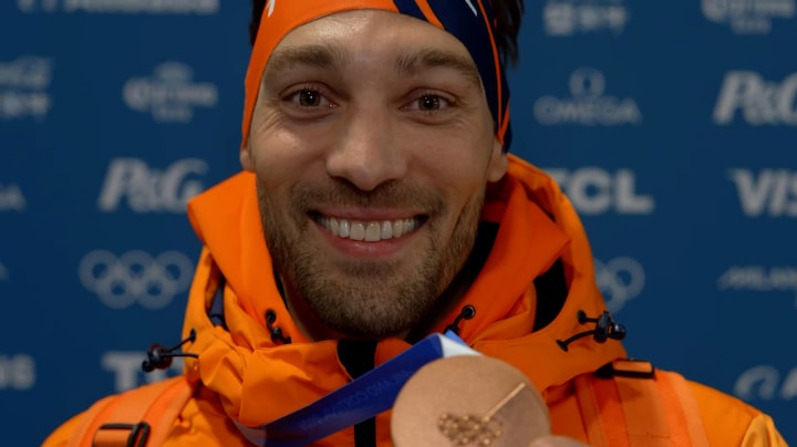 Kjeld Nuis straalt van oor tot oor: 'Voelt als goud'