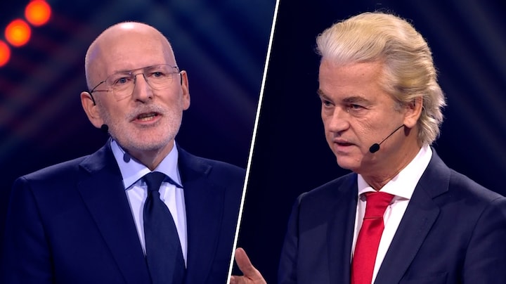 Wilders en Timmermans clashen in EenVandaag-debat over AI-excuses
