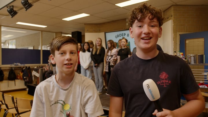 Groep 8 bedenkt zelf eindmusical met AI: 'Meester is een beetje gek' 