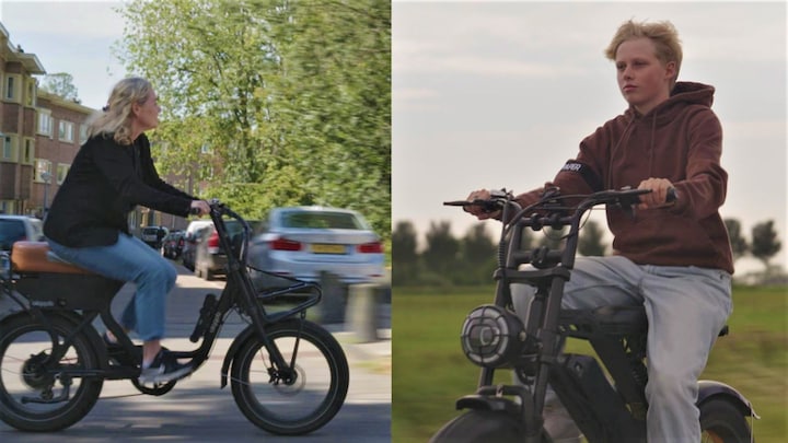 Zij zijn wél blij met de fatbike: 'Ik voel me veiliger, vooral 's avonds'