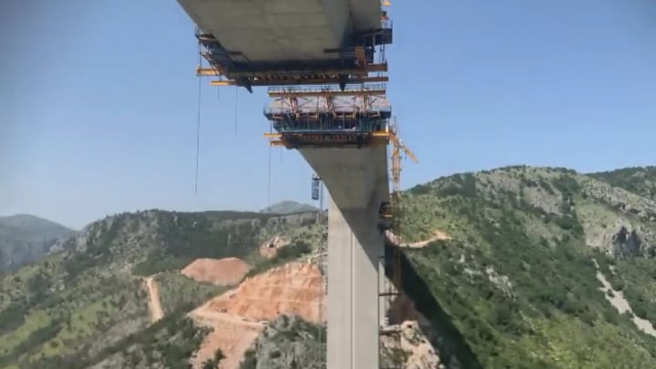 China timmert aan de (snel)weg in Montenegro