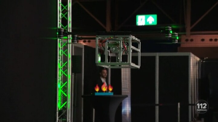 Drone blust branden