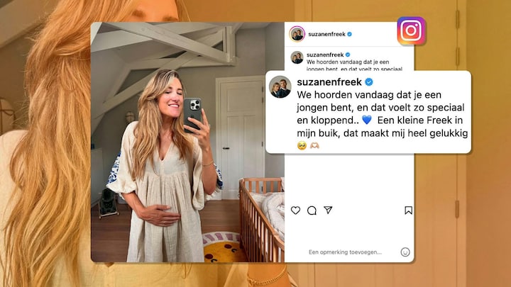 Gender reveal is 'speciaal moment' voor Suzan & Freek 
