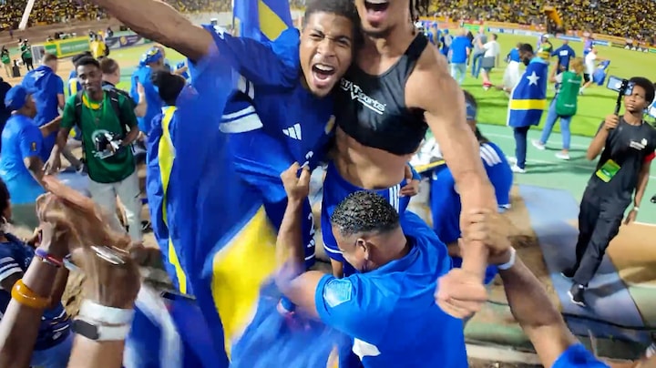 Curaçao naar WK, uitzinnige vreugde bij feestende fans