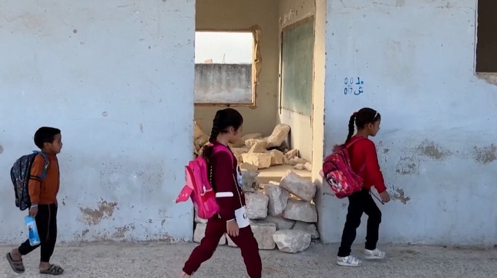 Wederopbouw Syrië: geen ramen, tafels of stoelen, toch zijn er lessen
