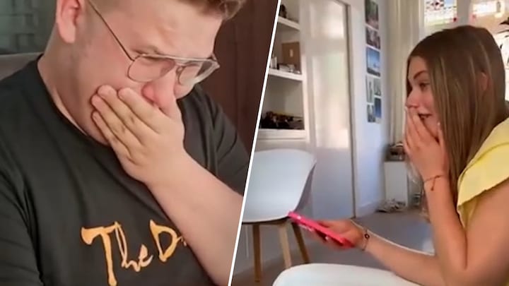 'Meneer, je lult?!', leerlingen leggen het verlossende telefoontje vast