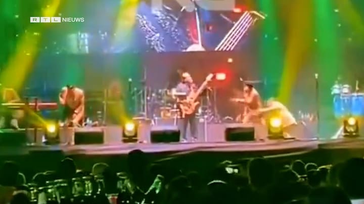 In beeld: Peruaanse band beschoten tijdens optreden