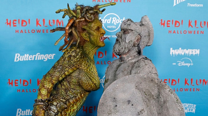 Heidi Klum hoopte op 'supereng' Halloween-kostuum: 'Dat is gelukt'