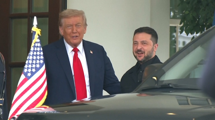 Trump ontvangt Zelensky en Europese leiders voor overleg Oekraïne