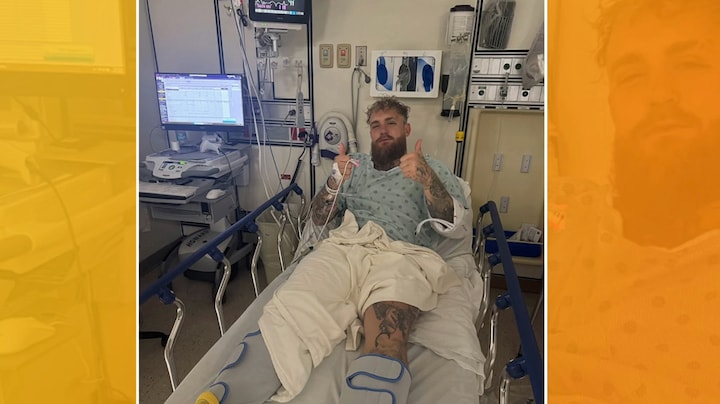 Operatie Jake Paul geslaagd na kaakbreuk