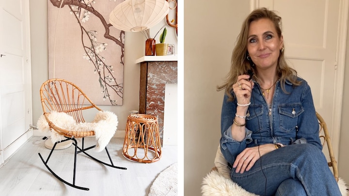 Van kleurrijke vazen tot Thonet-stoel: 'De helft van mijn interieur komt van de kringloop'