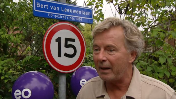 Bert van Leeuwen 40 jaar bij de EO, krijgt eigen straat: 'Beetje griezelig'