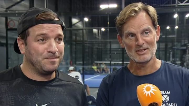 Rafael van der Vaart en Ronald de Boer worden fitter van padel