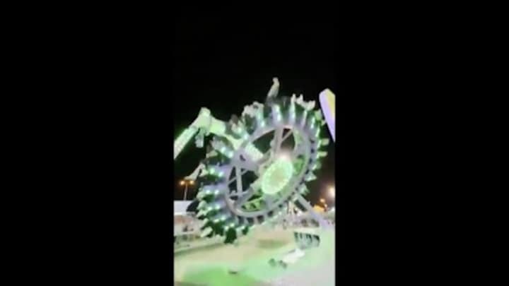 Attractie in pretpark Saudi-Arabië breekt opeens doormidden, meerdere gewonden