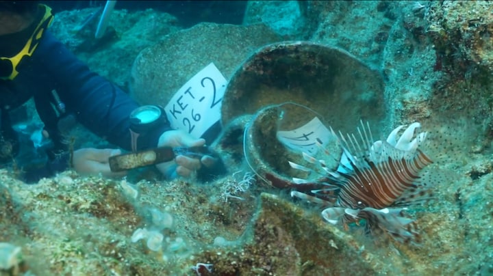 Scheepswrak van 4400 jaar geleden gevonden voor kust Turkije, lading intact