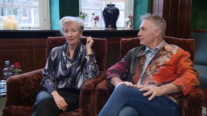 Emma Thompson spreekt Nederlands tijdens première
