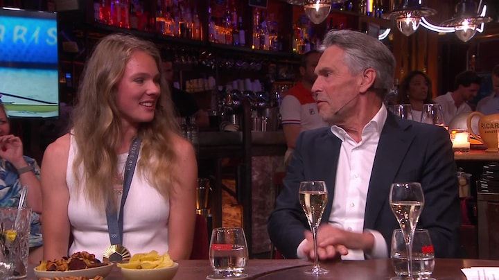 Karolien Florijn kan eindelijk minder bananen eten nu haar gouden plak binnen is